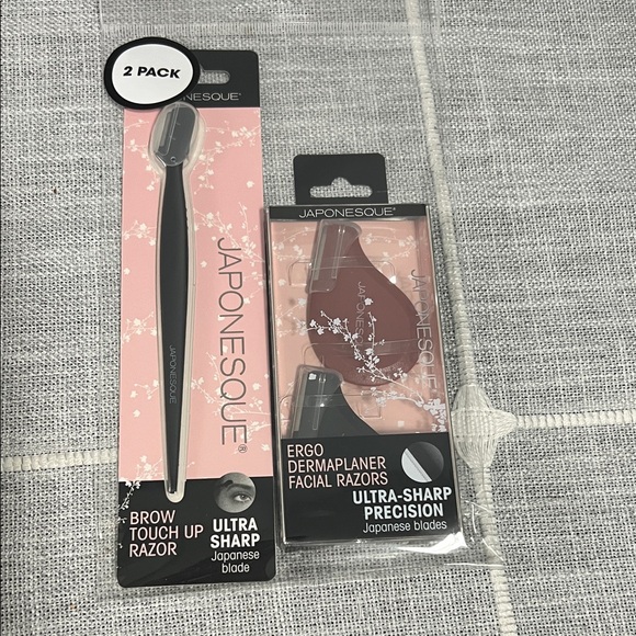 Japonesque Brow Touch Up Razor & Ergo Dermaplaner Facial Razors - Picture 1 of 3